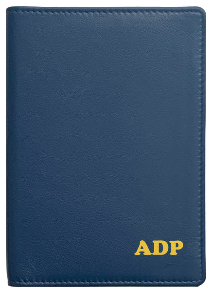 Personalized Monogrammed Leather RFID Passport Wallet - A&A Creative Designs
