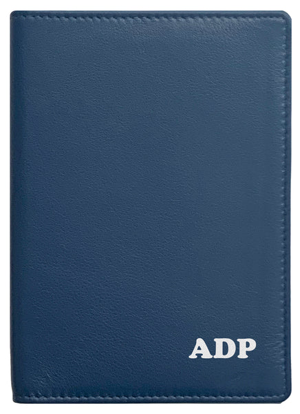 Personalized Monogrammed Leather RFID Passport Wallet - A&A Creative Designs