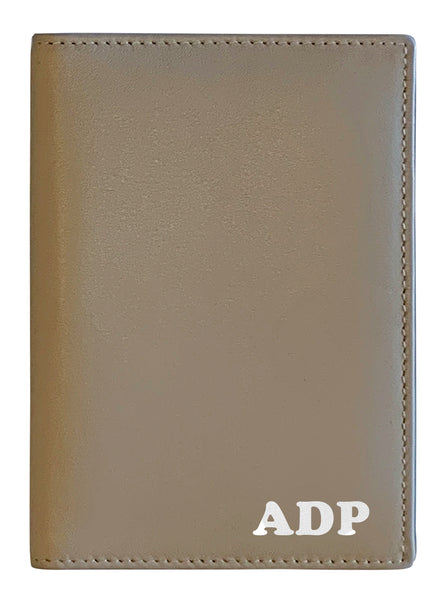 Personalized Monogrammed Leather RFID Passport Wallet - A&A Creative Designs