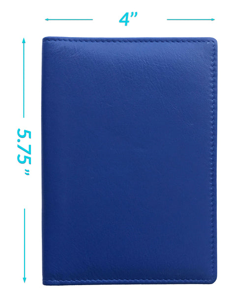 Personalized Monogrammed Leather RFID Passport Wallet and 2 Luggage Tags - A&A Creative Designs