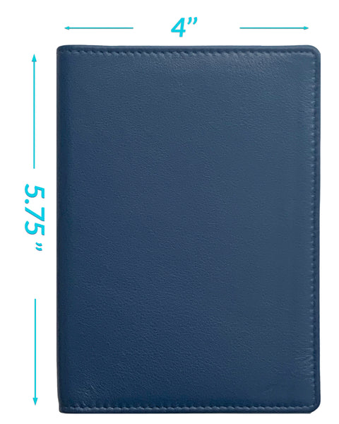 Personalized Monogrammed Leather RFID Passport Wallet - A&A Creative Designs