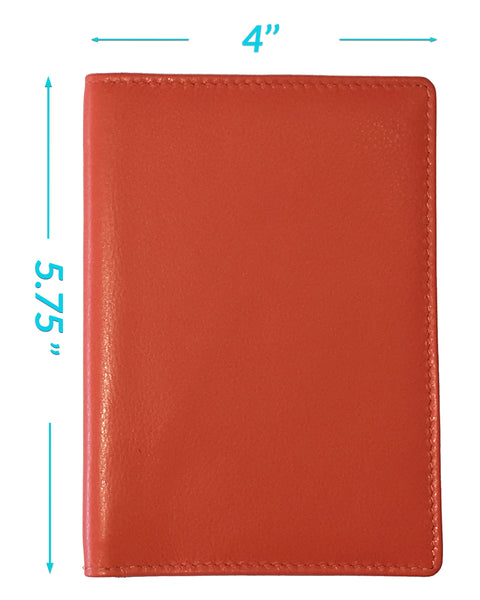 Personalized Monogrammed Leather RFID Passport Wallet and Luggage Tag - A&A Creative Designs