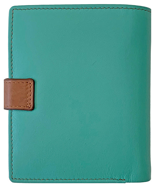 Personalized Genuine Leather Womens Small Wallet - A&A Creative Designs